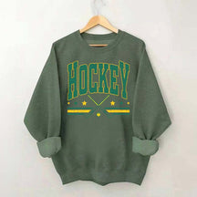 Retro Varsity Hockey Sweatshirt