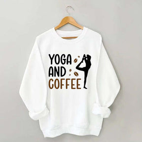 Yoga And Coffee Sweatshirt