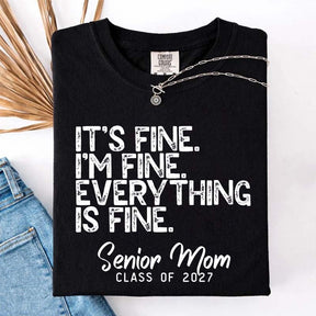 Senior Mom Class of 2027 T-Shirt