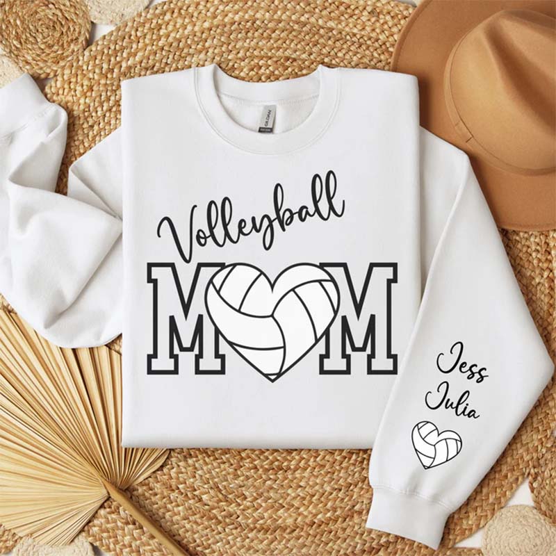 Customized Volleyball Mom Sweatshirt