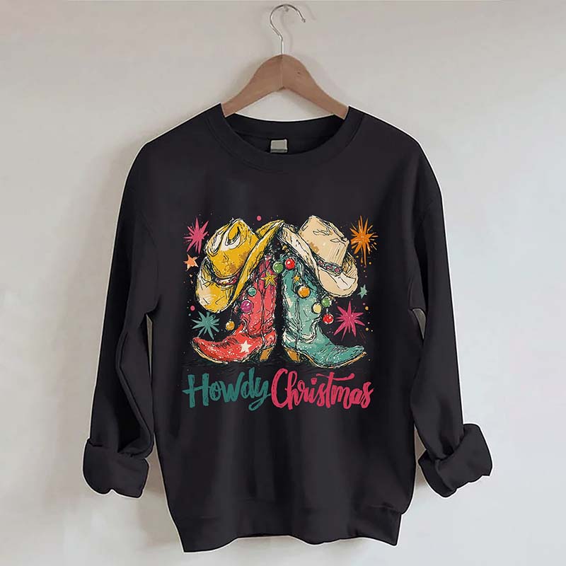 Cute Howdy Christmas Sweatshirt
