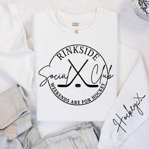 Rinkside Social Club Hockey Season Sweatshirt