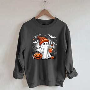 Cute Ghost Tombstone Sweatshirt