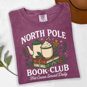 Comfort Colors Christmas Teacher Bookish T-Shirt