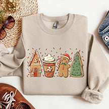 Gingerbread Christmas Coffee Xmas Sweatshirt