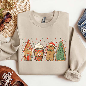Gingerbread Christmas Coffee Xmas Sweatshirt