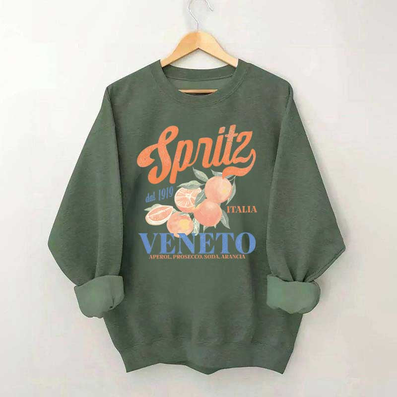 Spritz Italian Cocktail Aperitivo Sweatshirt