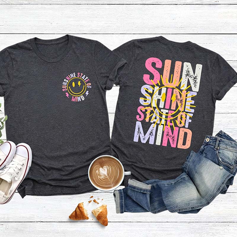 Sunshine State Of Mind Preppy Summer T-Shirt
