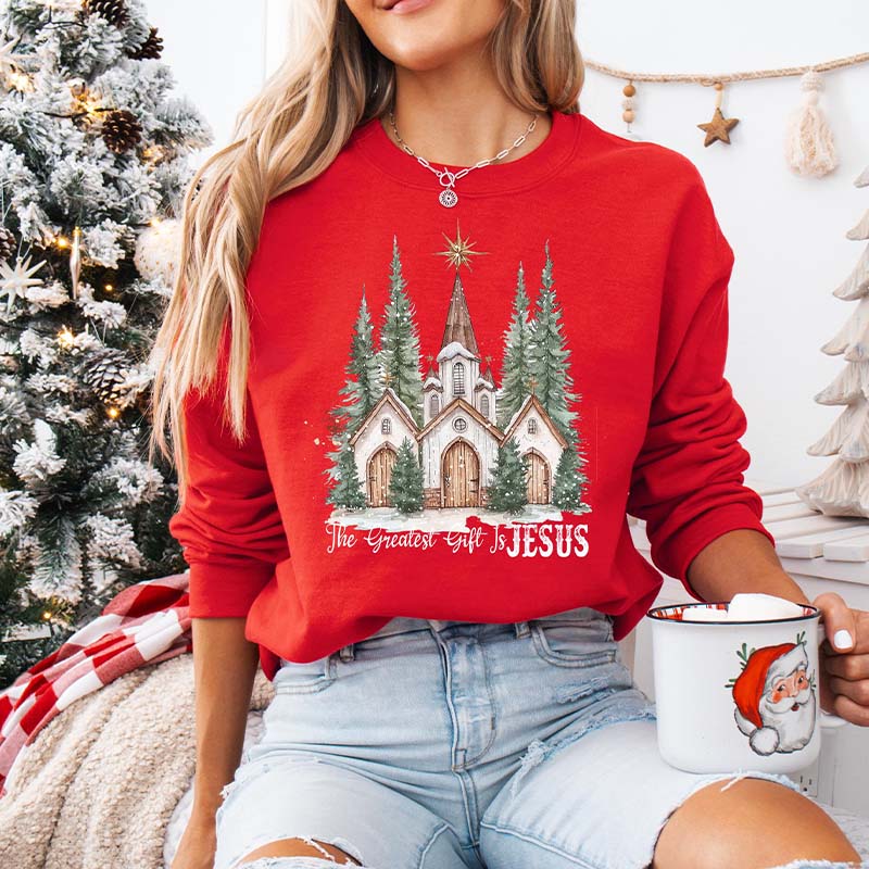 The Greatest Gift is Jesus Sweatshirt