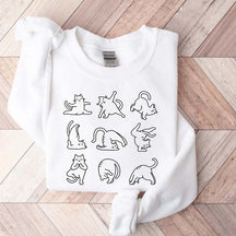 Cat Yoga Sweatshirt