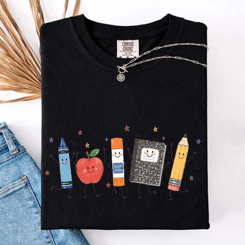 Funny Teacher Life School Supplies T-Shirt