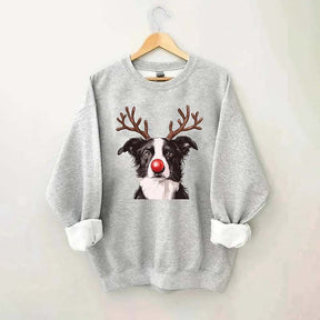 Border Collie Christmas Sweatshirt
