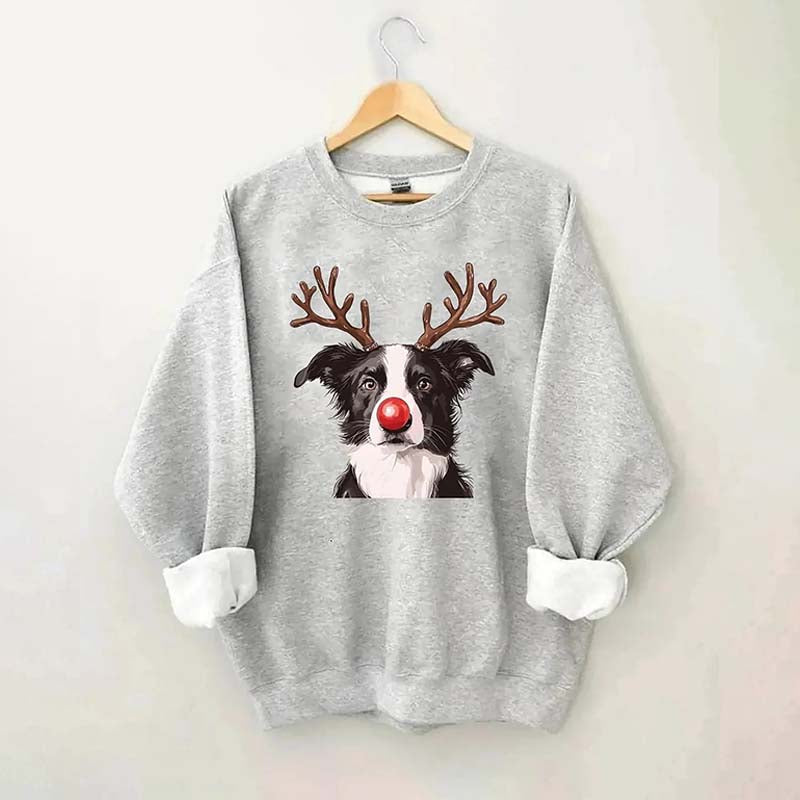 Border Collie Christmas Sweatshirt