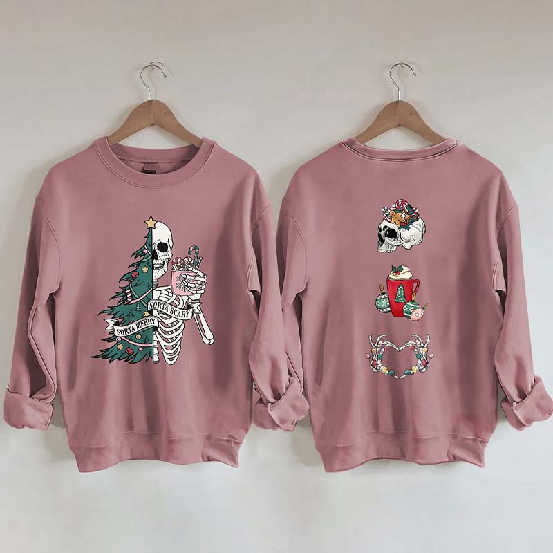 Sorta Merry Sorta Scary Christmas Sweatshirt