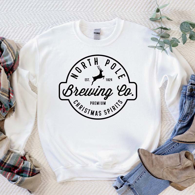 Brewing Co North Pole Christmas Sweatshirt