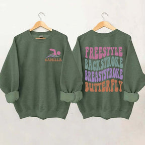 Personalized Name Swim Sweatshirt