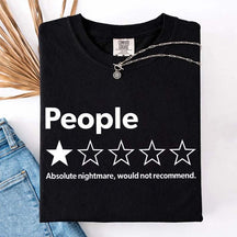 People One Star Review T-Shirt