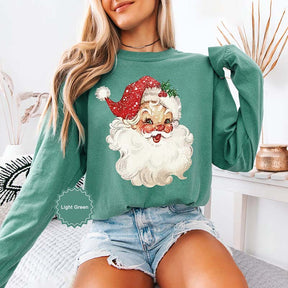 Retro Santa Cozy Winter Christmas Sweatshirt