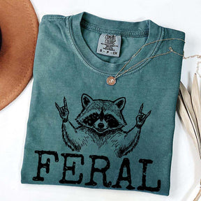 Feral Raccoon Girl T-Shirt