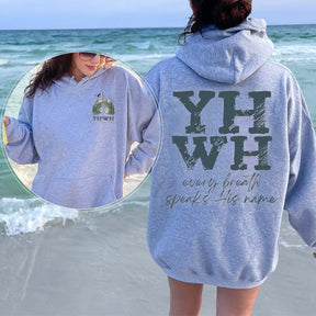 YHWH Lungs Every Breath Speak His Name Hoodie