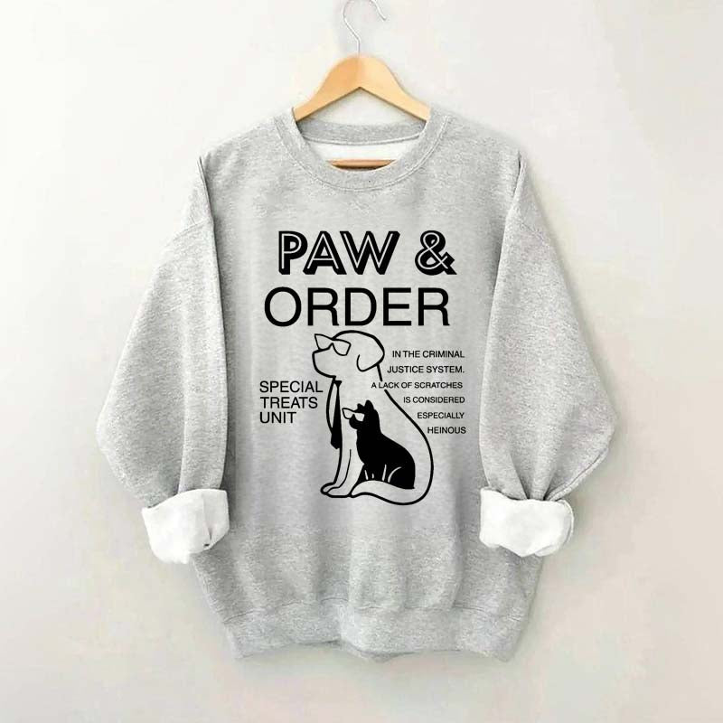 Paw And Order Fur Mama Sweatshirt