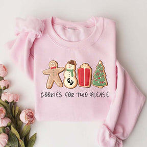 Christmas Cookies For Two Please Sweatshirt