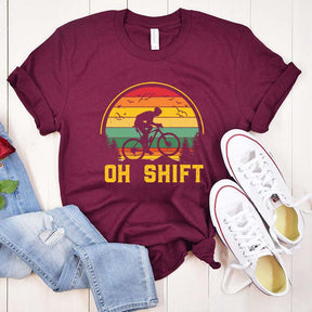 Oh Shift Mountain Biking T-Shirt