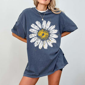 Boho Floral Daisy Graphic T-Shirt