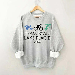 Custom Triathlon Swimming Biking Running Sweatshirt