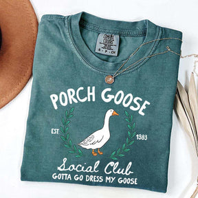 Porch Goose Social Club Est 1983 T-Shirt