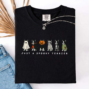Spooky Boston Terrier Halloween T-Shirt