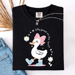 Silly Goose On The Loose Floral T-Shirt