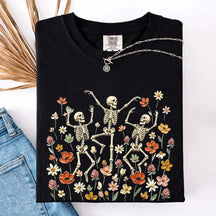 Comfort Colors Skeleton Dancing Spooky Season T-Shirt