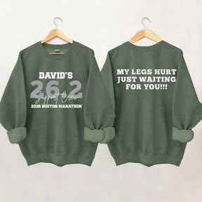 Custom Marathon Support Crew Sweatshirt