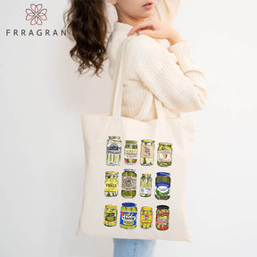 Vintage Canned Pickles Tote Bag