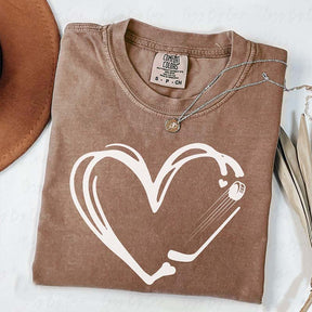 Hockey Heart Comfort Colors T-Shirt