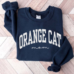 Orange Cat Mom Sweatshirt