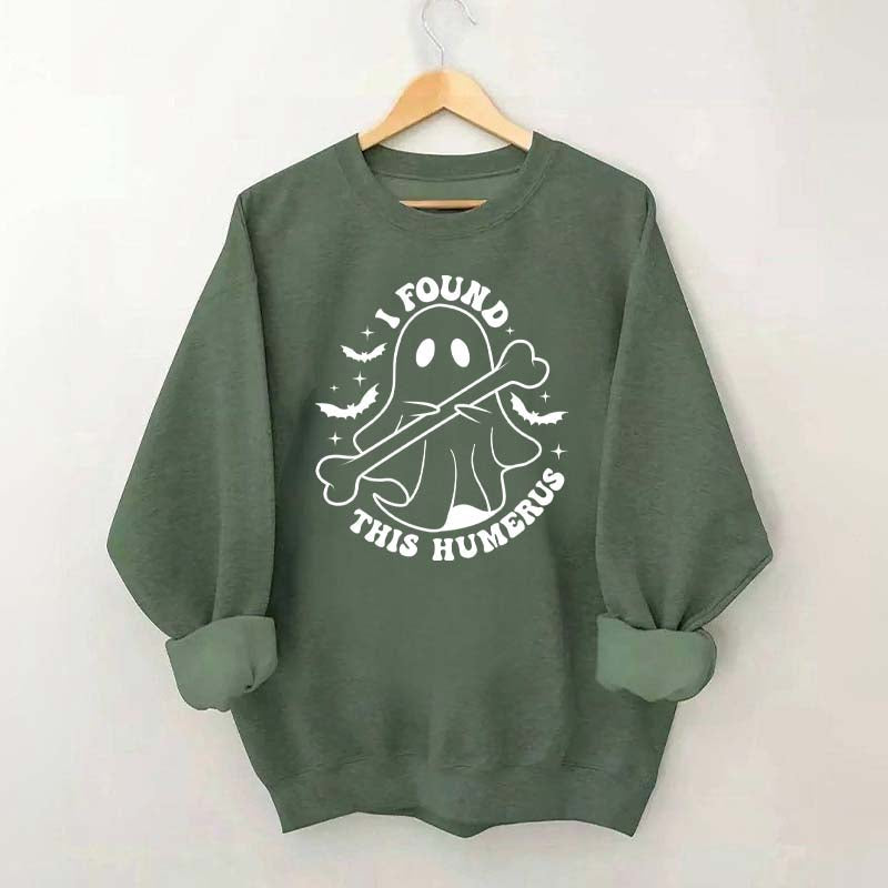 I found this humerus Ghost Holding Bone Sweatshirt