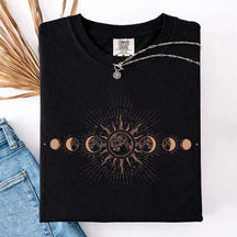 Celestial Comfort Colors Moon T-Shirt