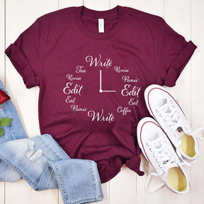 Writer Clock T-Shirt