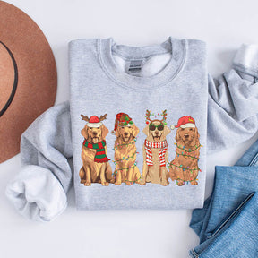 Golden Retriever Christmas Sweatshirt