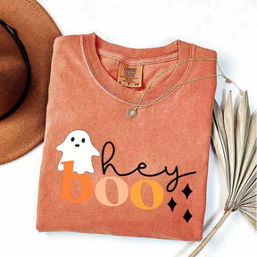 Hey Boo Ghost Halloween T-Shirt