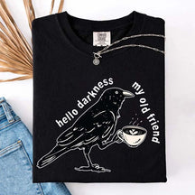 Raven Crow Coffee T-Shirt