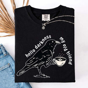 Raven Crow Coffee T-Shirt
