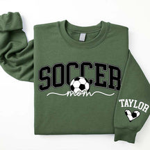 Personalize Soccer Mama Fall Sweatshirt