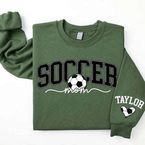 Personalize Soccer Mama Fall Sweatshirt