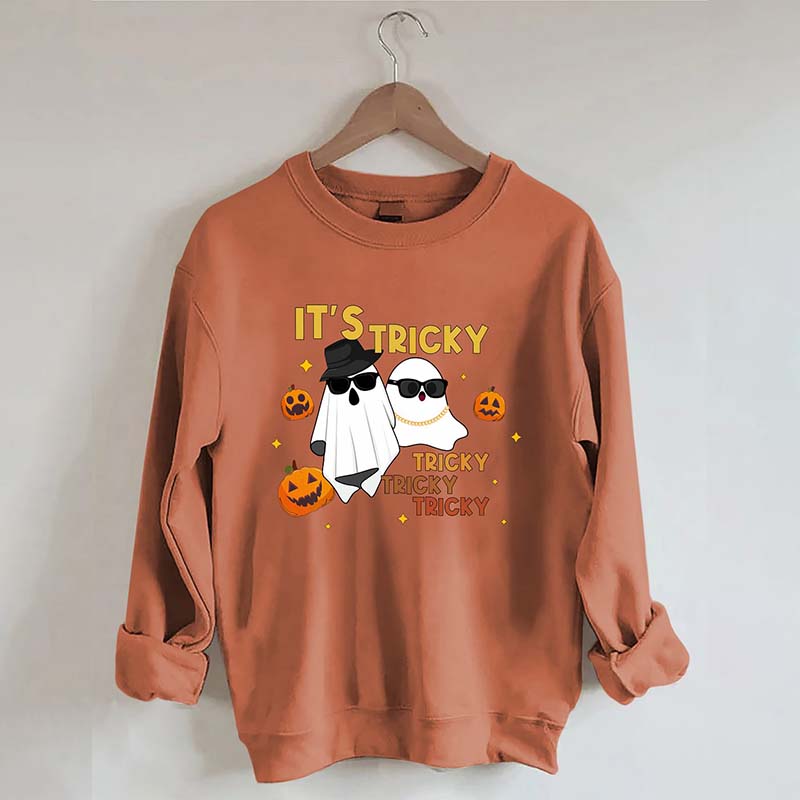 It's Tricky Tricky Tricky Halloween Sweatshirt