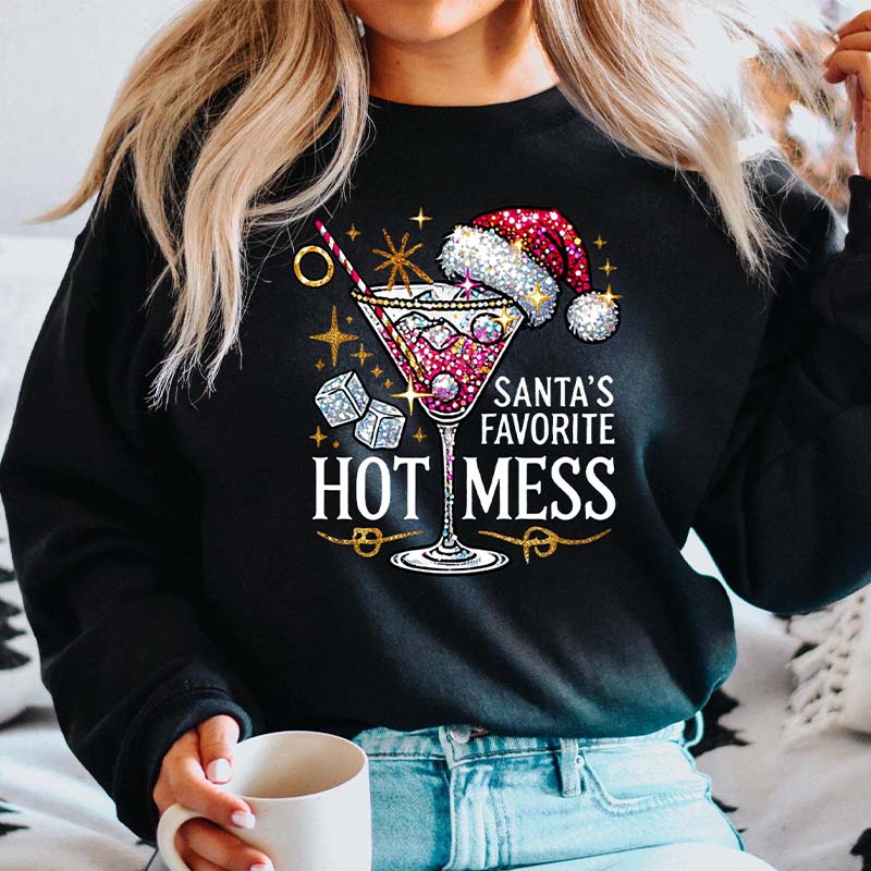 Santa's Hot Mess Sweatshirt