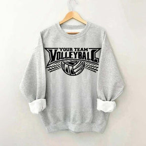 Custom Volleyball Team School Spirit Sweatshirt