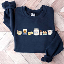 Baking Icons Flour Mixer Rolling Pin Sweatshirt